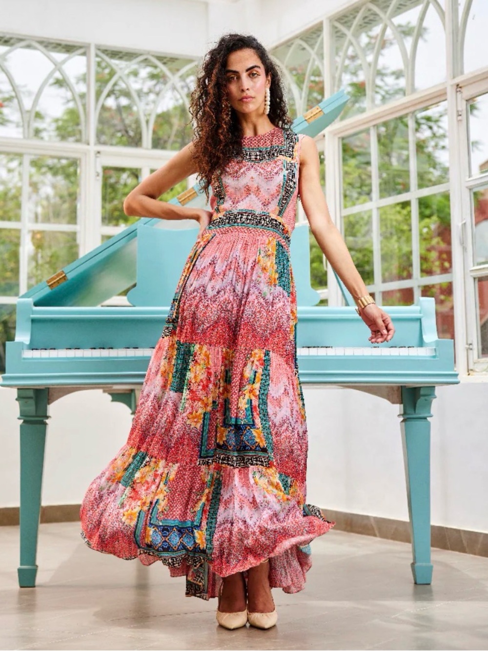 Bhanuni $330 ALESSANDRA MAXI DRESS Size 4